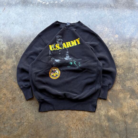 Cool Vintage US ARMY Graphic Sweatshirt - Picture 1 of 7
